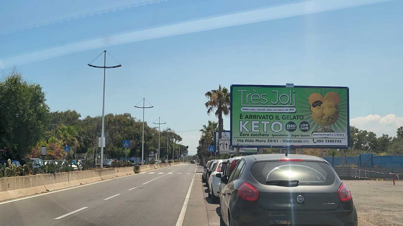 Cartellone Pubblicitario 12x6 Lungomare Kennedy Catania